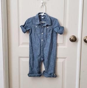 Gap Chambray Denim Romper
